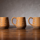 Botanical Mug in Apricot