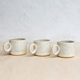 The Circle Mug in Speckled Blue