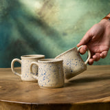 Farm Mug in Speckled Blue