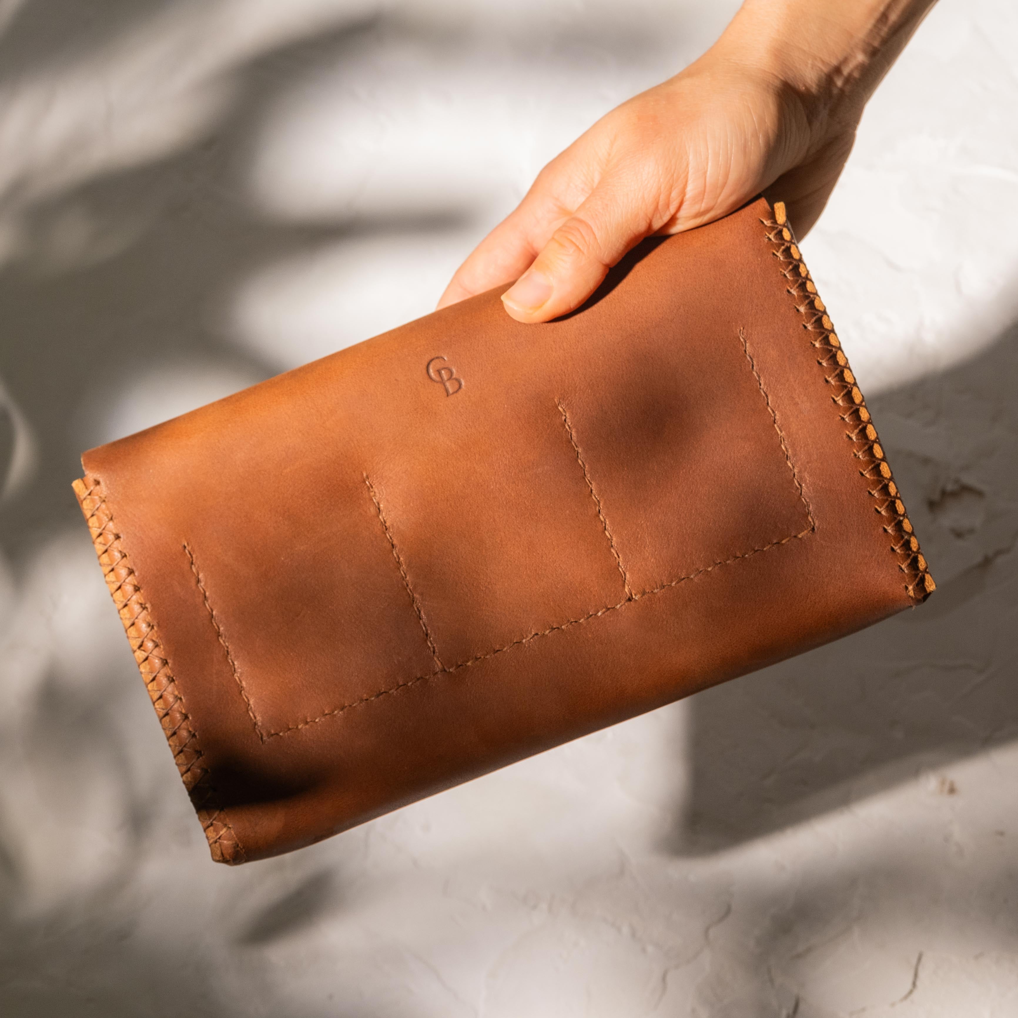 Hand Stitched Clutch – Cageless Birds