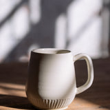 Carved Sophia Mug in Oatmeal