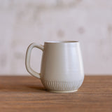 Carved Sophia Mug in Oatmeal