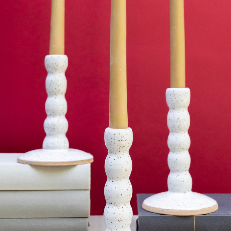Squiggle Taper Candle Holder