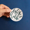 Fly High Build Home Sticker