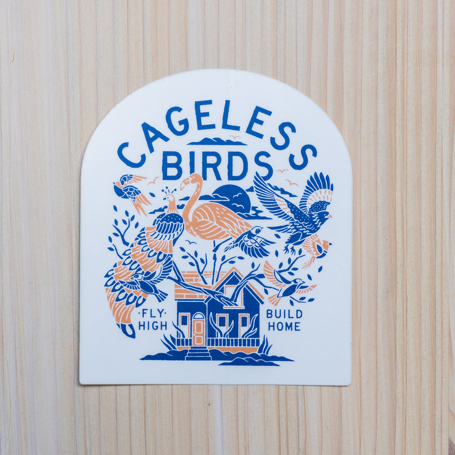 Cageless Birds Sticker